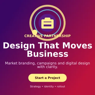 Orbit Design Services Social Post — editable purple graphic design template, instagram post