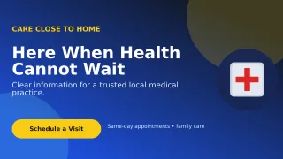 Aurora Medical Clinic Wide Ad — editable blue health and fitness template, youtube thumbnail