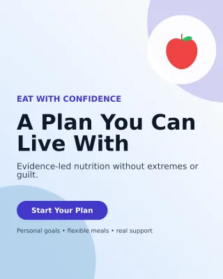 Aurora Nutrition Coaching Poster — editable white health and fitness template, instagram portrait