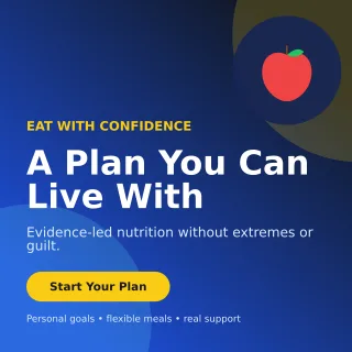 Aurora Nutrition Coaching Social Post — editable blue health and fitness template, instagram post
