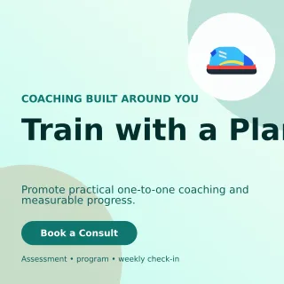 Aurora Personal Trainer Social Post — editable white health and fitness template, instagram post