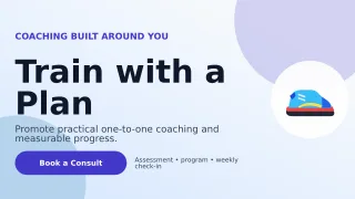 Aurora Personal Trainer Wide Ad — editable white health and fitness template, youtube thumbnail