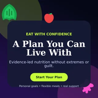 Botanical Nutrition Coaching Social Post — editable black health and fitness template, instagram post