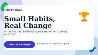 Botanical Wellness Challenge Wide Ad — editable white health and fitness template, youtube thumbnail