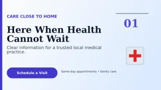 Editorial Medical Clinic Wide Ad — editable white health and fitness template, youtube thumbnail
