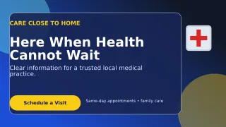 Glass Medical Clinic Wide Ad — editable blue health and fitness template, youtube thumbnail
