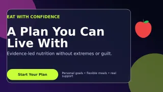 Glass Nutrition Coaching Wide Ad — editable black health and fitness template, youtube thumbnail