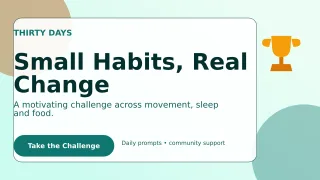 Glass Wellness Challenge Wide Ad — editable white health and fitness template, youtube thumbnail