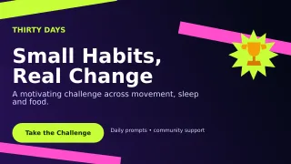 Kinetic Wellness Challenge Wide Ad — editable black health and fitness template, youtube thumbnail