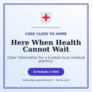 Luxe Medical Clinic Social Post — editable white health and fitness template, instagram post