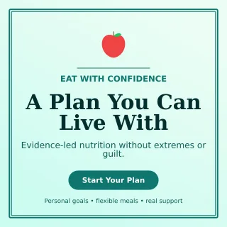 Luxe Nutrition Coaching Social Post — editable white health and fitness template, instagram post