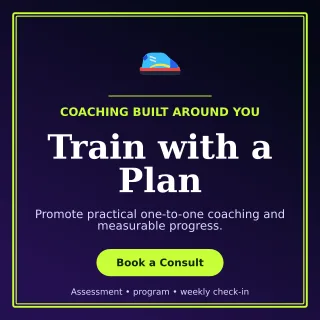 Luxe Personal Trainer Social Post — editable black health and fitness template, instagram post