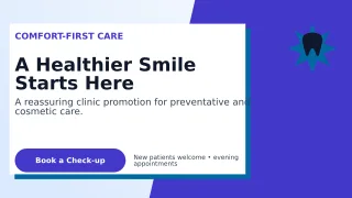 Neo Dental Clinic Wide Ad — editable white health and fitness template, youtube thumbnail