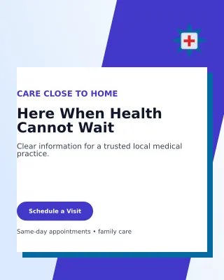 Neo Medical Clinic Poster — editable white health and fitness template, instagram portrait