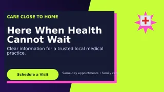 Neo Medical Clinic Wide Ad — editable black health and fitness template, youtube thumbnail