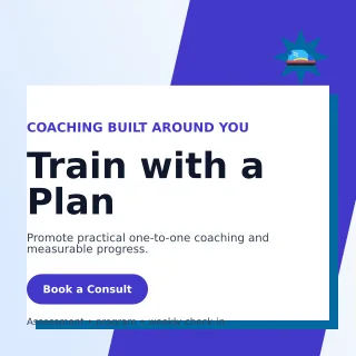 Neo Personal Trainer Social Post — editable white health and fitness template, instagram post