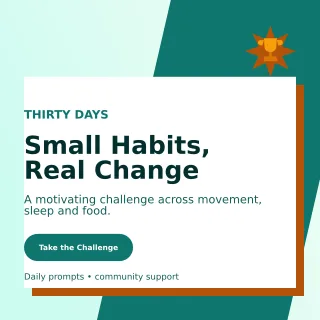 Neo Wellness Challenge Social Post — editable white health and fitness template, instagram post