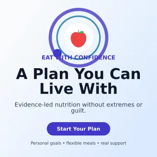Orbit Nutrition Coaching Social Post — editable white health and fitness template, instagram post