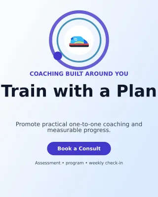 Orbit Personal Trainer Poster — editable white health and fitness template, instagram portrait