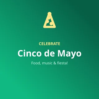 Cinco de Mayo — editable green holiday template, instagram post