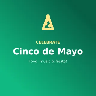 Cinco de Mayo — editable green holiday template, instagram post