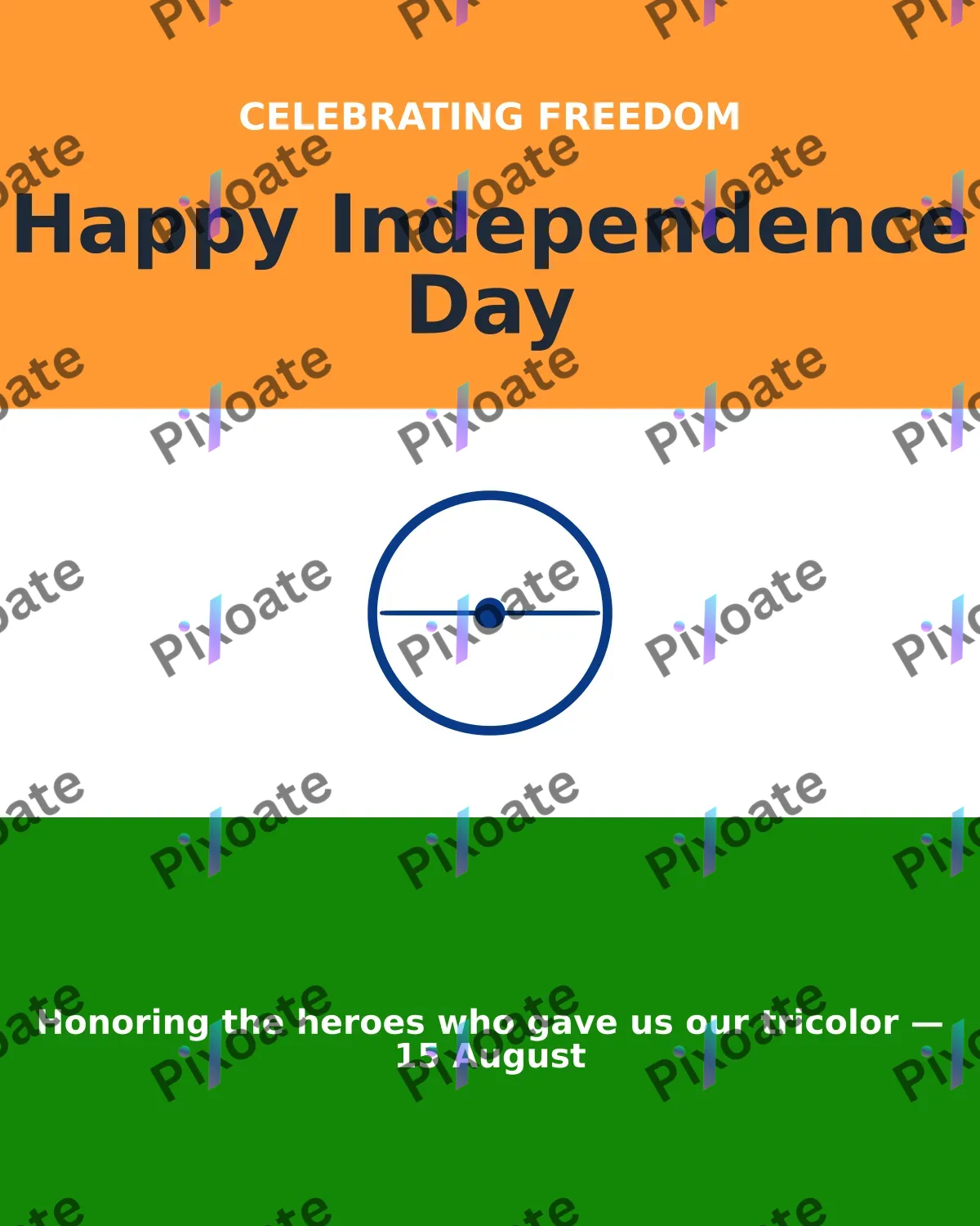 Independence Day Independence Day — editable white holiday template, instagram portrait