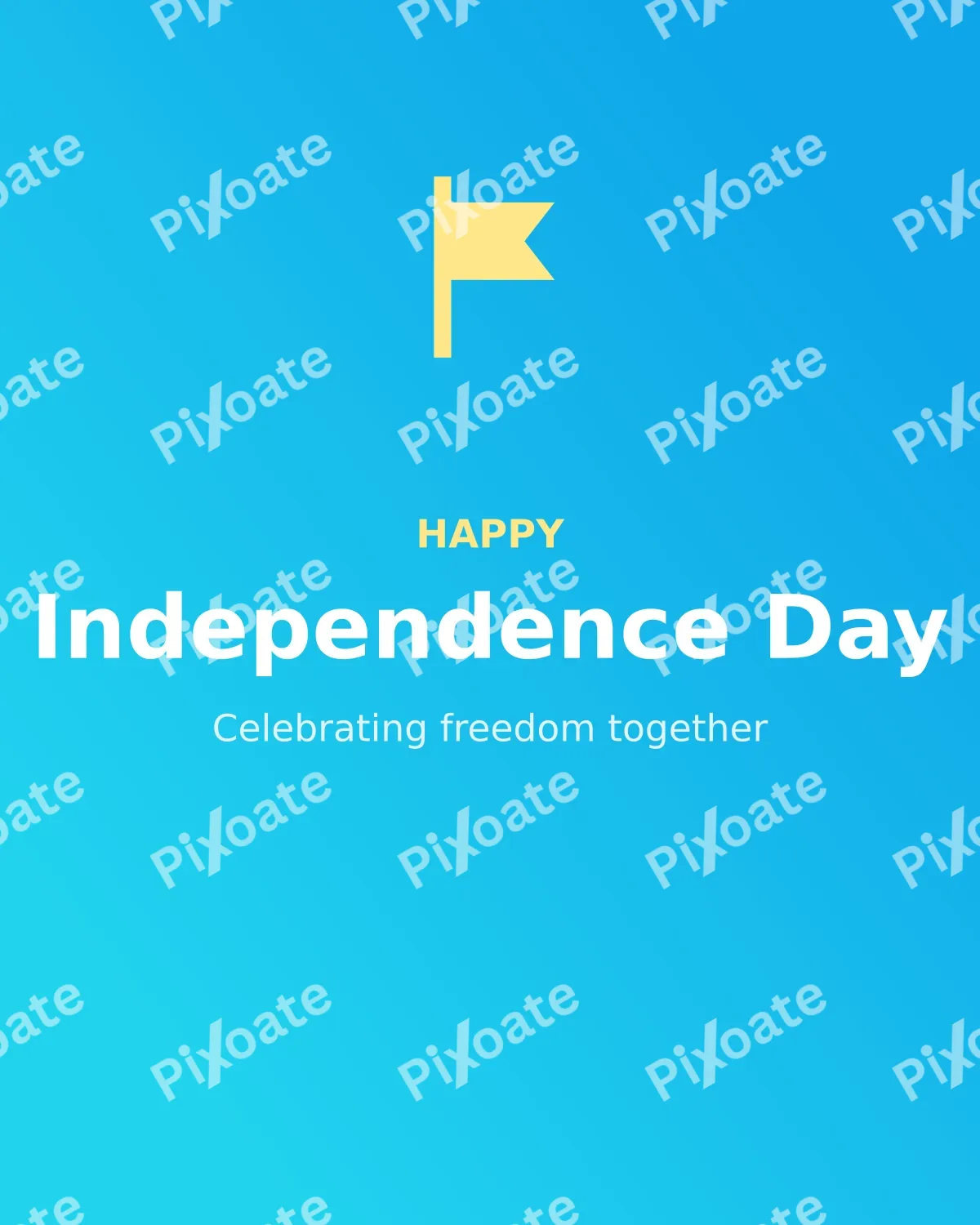 Independence Day Independence Day — editable blue holiday template, instagram portrait