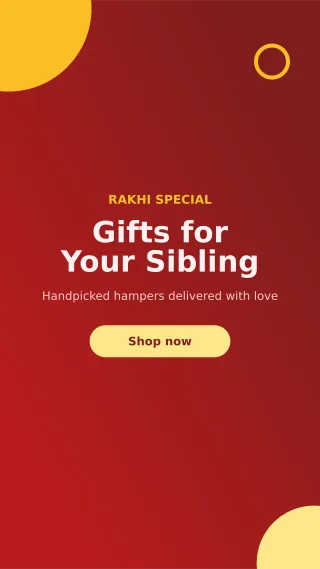 Rakhi Offer Story — editable red holiday template, story / reel