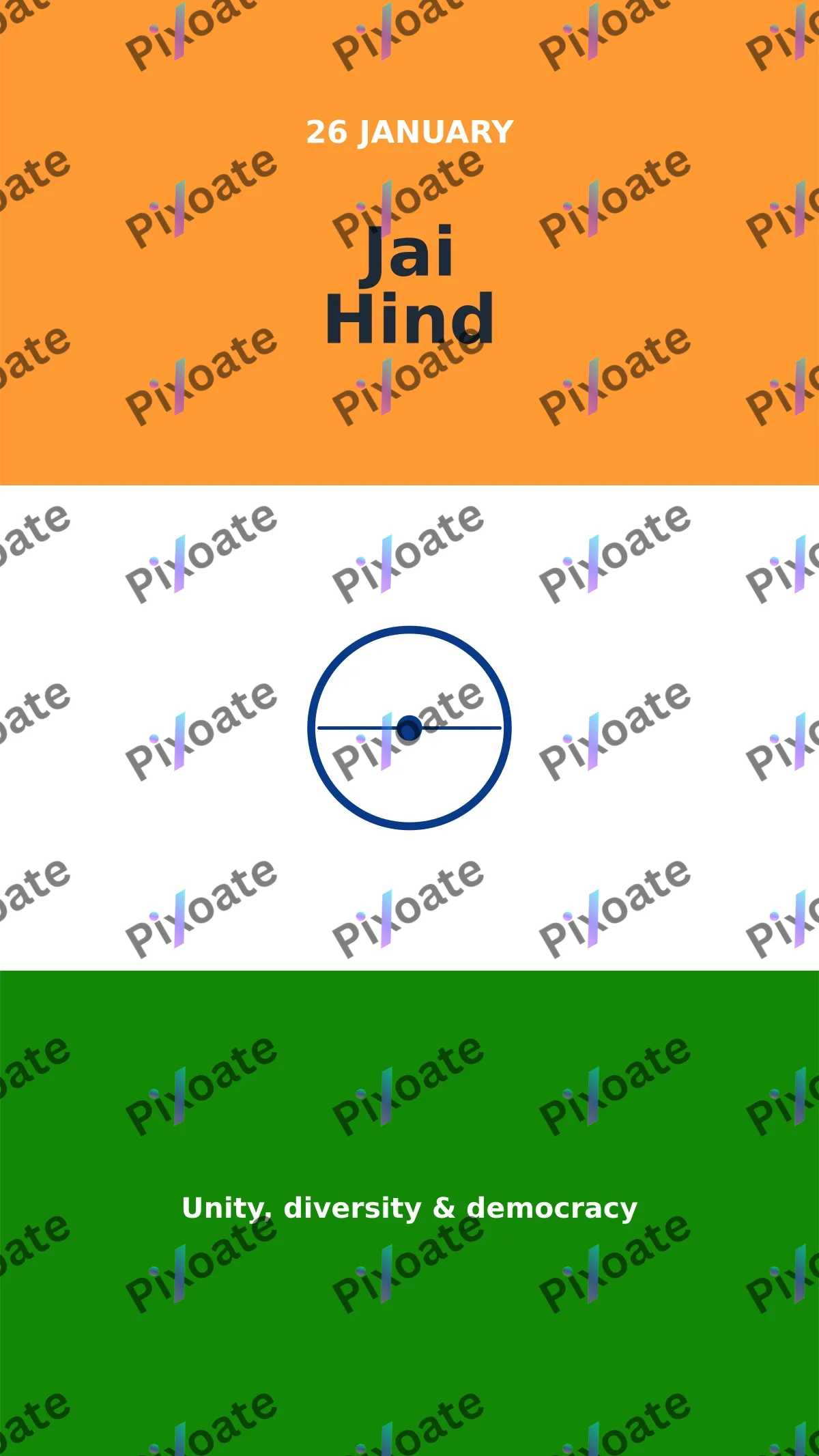Republic Day Story Republic Day Story — editable white holiday template, story / reel