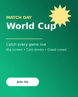 World Cup — editable green holiday template, instagram portrait