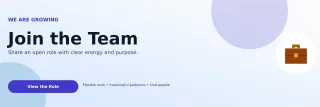 Aurora Hiring Announcement LinkedIn Banner — editable white LinkedIn template, banner / header