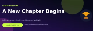Aurora Promotion Announcement LinkedIn Banner — editable black LinkedIn template, banner / header