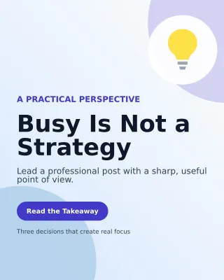 Aurora Thought Leadership LinkedIn Carousel — editable white LinkedIn template, instagram portrait
