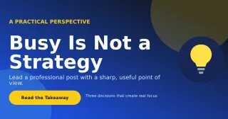 Aurora Thought Leadership LinkedIn Post — editable blue LinkedIn template, link preview