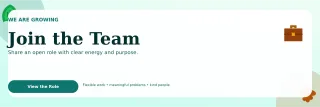 Botanical Hiring Announcement LinkedIn Banner — editable white LinkedIn template, banner / header