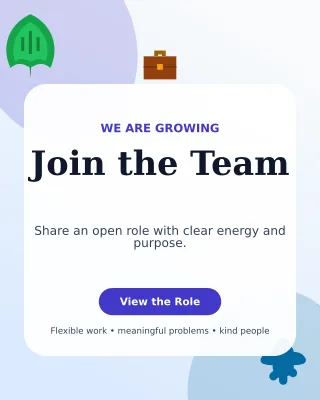 Botanical Hiring Announcement LinkedIn Carousel — editable white LinkedIn template, instagram portrait