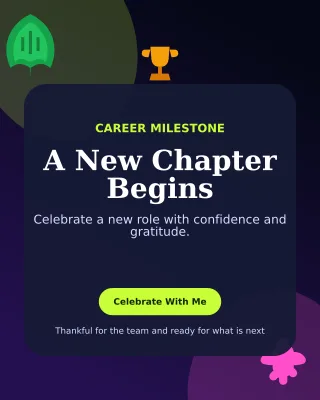 Botanical Promotion Announcement LinkedIn Carousel — editable black LinkedIn template, instagram portrait