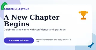 Botanical Promotion Announcement LinkedIn Post — editable white LinkedIn template, link preview