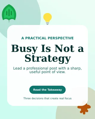Botanical Thought Leadership LinkedIn Carousel — editable white LinkedIn template, instagram portrait
