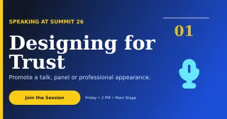 Editorial Event Speaker LinkedIn Post — editable blue LinkedIn template, link preview