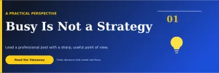 Editorial Thought Leadership LinkedIn Banner — editable blue LinkedIn template, banner / header