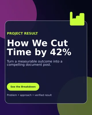 Glass LinkedIn Case Study LinkedIn Carousel — editable black LinkedIn template, instagram portrait