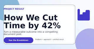 Glass LinkedIn Case Study LinkedIn Post — editable white LinkedIn template, link preview