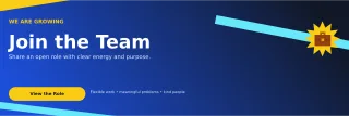 Kinetic Hiring Announcement LinkedIn Banner — editable blue LinkedIn template, banner / header