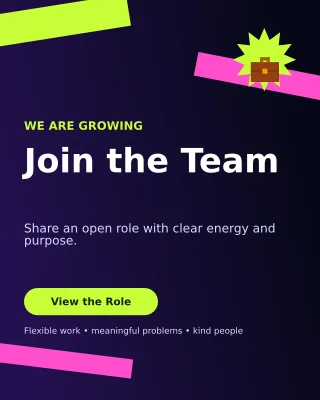 Kinetic Hiring Announcement LinkedIn Carousel — editable black LinkedIn template, instagram portrait