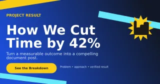 Kinetic LinkedIn Case Study LinkedIn Post — editable blue LinkedIn template, link preview