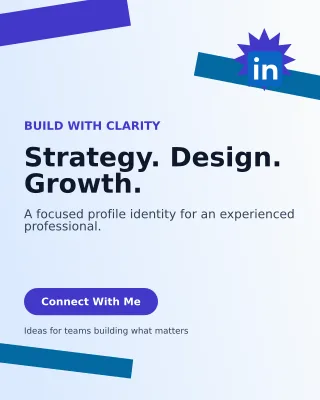 Kinetic Personal Brand LinkedIn Carousel — editable white LinkedIn template, instagram portrait