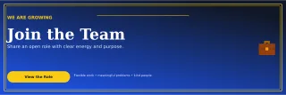 Luxe Hiring Announcement LinkedIn Banner — editable blue LinkedIn template, banner / header