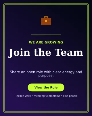 Luxe Hiring Announcement LinkedIn Carousel — editable black LinkedIn template, instagram portrait