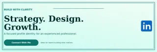 Luxe Personal Brand LinkedIn Banner — editable white LinkedIn template, banner / header